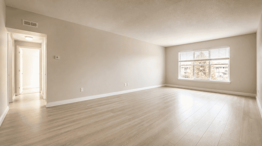 vacant apartment unit rent ready trash out utah